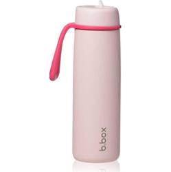 B.Box Stainless Steel Thermos Bottle butelka termiczna ze słomką Pink Paradise 690 ml