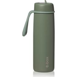 B.Box Stainless Steel Thermos Bottle butelka termiczna ze słomką Olive 690 ml