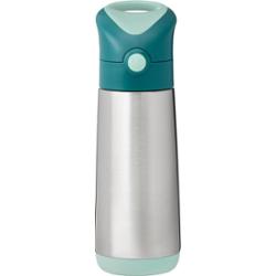 b.box Insulated Drink Bottle termos ze słomką Emerald Forest 500 ml