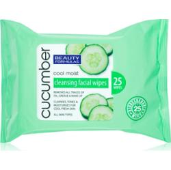 Beauty Formulas Cucumber chusteczki oczyszczające z wyciągiem z ogórka 25 szt.