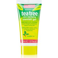 Beauty Formulas Tea Tree kojący żel oczyszczający przeciw niedoskonałościom skóry 30 ml