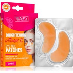 Beauty Formulas Vitamin C maseczka rozjaśniająca do oczu 6x2 szt.
