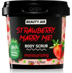 Beauty Jar Strawberry, Marry Me! nawilżający peeling do ciała 200 g