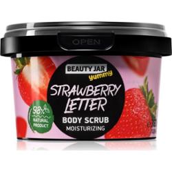 Beauty Jar Yummy Strawberry Letter delikatny peeling o działaniu nawilżającym 360 g
