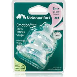 Bebeconfort Emotion Physio Fast Flow smoczek do butelki 6 m+ 2 szt.