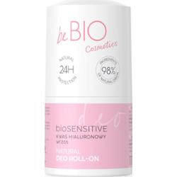 beBIO Hyaluro bioSensitive dezodorant roll-on do skóry wrażliwej 50 ml