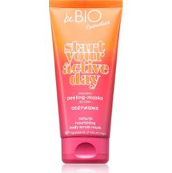 beBIO Start Your Active Day pielęgnujący peeling do ciała 200 ml