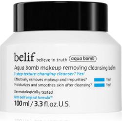 belif Aqua Bomb Makeup Removing Cleansing Balm mleczko oczyszczające do demakijażu o działaniu nawilżającym 100 ml