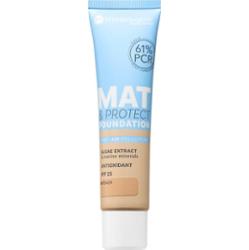 Bell HYPOallergenic Mat & Protect długotrwały podkład matujący SPF 25 odcień 04 Peach 30 g