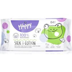 BELLA Baby Happy Silk & Cotton chusteczki nawilżane 64 szt.
