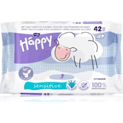BELLA Baby Happy Sensitive nawilżany papier toaletowy dla dzieci 42 szt.