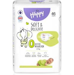 BELLA Baby Happy Soft&Delicate pieluchy jednorazowe ≤ 2 kg Before Newborn 46 szt.