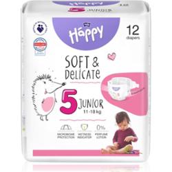 BELLA Baby Happy Soft&Delicate pieluchy jednorazowe Junior 11-18 kg 12 szt.