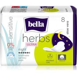 BELLA Herbs Ultra Night podpaski na noc Aloe Vera 8 szt.