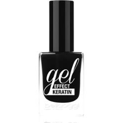 bellaoggi Gel Effect Keratin Nail Polish lakier do paznokci odcień Black To Gold 10 ml
