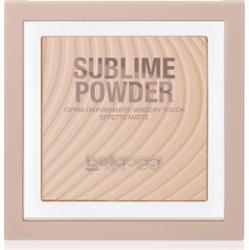 bellaoggi Sublime Powder puder w kompakcie z matowym wykończeniem odcień Golden Sand 9 g