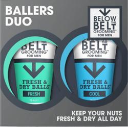 Below the Belt Grooming Fresh and Cool Ballers Duo zestaw upominkowy do higieny intymnej 1 szt.