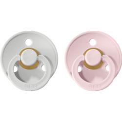 BIBS Colour Natural Rubber Size 2: 6+ months smoczek Haze / Blossom 2 szt.