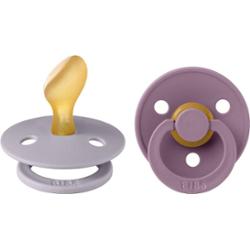 BIBS Colour Size 2: Anatomical 6+ months smoczek Fossil Grey / Mauve 2 szt.