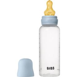 BIBS Anti-Colic Baby Bottle Latex butelka antykolkowa z kauczukowym smoczkiem Baby Blue 270 ml