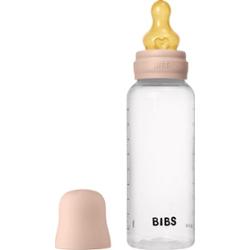 BIBS Anti-Colic Baby Bottle Latex butelka antykolkowa z kauczukowym smoczkiem Blush 270 ml