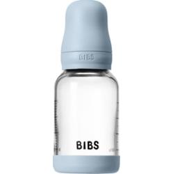 BIBS Baby Glass Bottle Round Latex butelka antykolkowa Baby Blue 120 ml