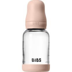 BIBS Baby Glass Bottle Round Latex butelka antykolkowa Blush 120 ml