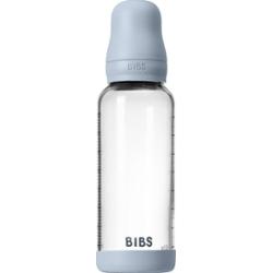 BIBS Baby Glass Bottle Round Latex butelka antykolkowa Baby Blue 240 ml