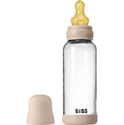 BIBS Baby Glass Bottle Round Latex butelka antykolkowa Blush 240 ml