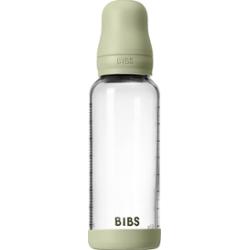 BIBS Baby Glass Bottle Round Latex butelka antykolkowa Sage 240 ml