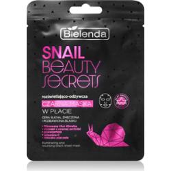 Bielenda Snail Beauty Secrets maska odżywcza w płacie do cery zmęczonej 1 szt.