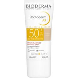 Bioderma Photoderm AR tonujący krem ochronny do bardzo wrażliwej skóry ze skłonnością do zaczerwienień SPF 50+ odcień Natural 30 ml