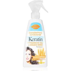 Bione Cosmetics Keratin + Grain odżywka w sprayu bez spłukiwania 260 ml