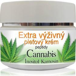 Bione Cosmetics Cannabis with Peptides ekstra odżywczy krem do twarzy 51 ml
