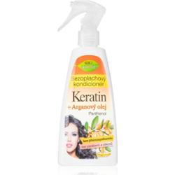 Bione Cosmetics Keratin + Argan odżywka w sprayu bez spłukiwania 260 ml