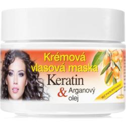 Bione Cosmetics Keratin + Argan maseczka regenerująca do włosów 260 ml