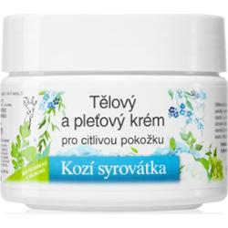 Bione Cosmetics Kozí Syrovátka odżywczy krem do twarzy i ciała do skóry wrażliwej 260 ml