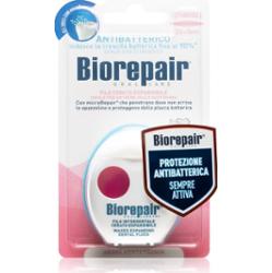 Biorepair Dental Floss Waxed Expanding woskowana nić dentystyczna dla wrażliwych dziąseł Pink 30 m