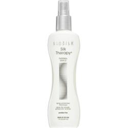 Biosilk Silk Therapy Thermal Shield termoochronny spray stosowany podczas używania prostownicy i lokówki bez parabenów 207 ml
