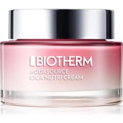Biotherm Aquasource Cica Nutri Cream odżywczy krem nawilżający do skóry suchej i bardzo suchej wrażliwej 75 ml