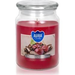 BISPOL Premium Line Chocolate - Cherry świeczka zapachowa 500 ml