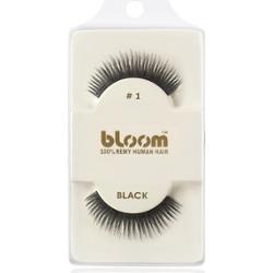 Bloom Natural rzęsy z naturalnych włosów No. 1 (Black) 1 cm