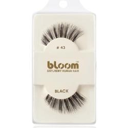 Bloom Natural rzęsy z naturalnych włosów No. 43 (Black) 1 cm