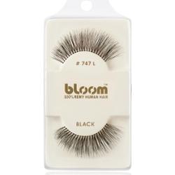 Bloom Natural rzęsy z naturalnych włosów No. 747L (Black) 1 cm