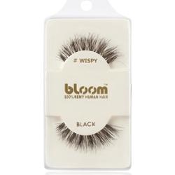 Bloom Natural rzęsy z naturalnych włosów (Wispy, Black) 1 cm