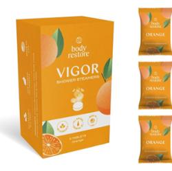 Body Restore Vigor Shower Steamers tabletki pod prysznic zapachy Orange 3 szt.