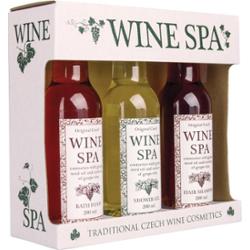 Bohemia Gifts & Cosmetics Wine Spa zestaw upominkowy dla kobiet