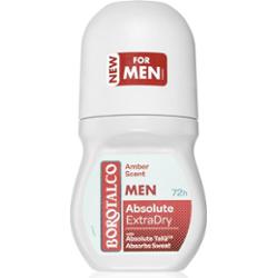 Borotalco MEN Dry dezodorant roll-on 72 godz. zapachy Amber 50 ml