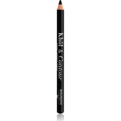 Bourjois Khôl & Contour Extra Longue Tenue trwała kredka do oczu z temperówką odcień 001 Noir-issime 1,2 g