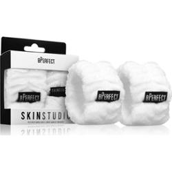 BPerfect Skin Studio Wristbands bransoletki chroniące przed wodą podczas mycia twarzy z mikrofibry 2 szt.